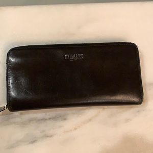 MZ Wallace black leather continental wallet